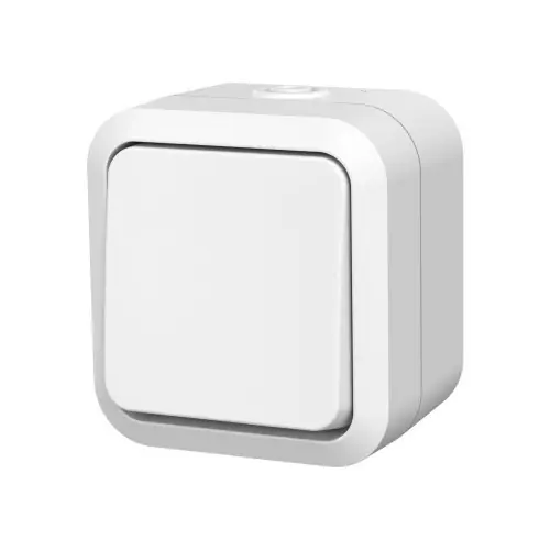 Va-et-vient étanche blanc IP55 - connexion automatique 250 V - Quarx Prix Cassé
