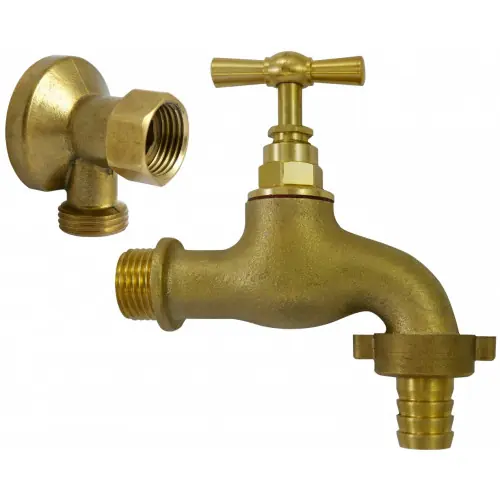 Bon Plan Applique et robinet d‘arrosage, mâle / femelle 15 x 21 mm 15 x 21 mm - QUICK PLOMBERIE