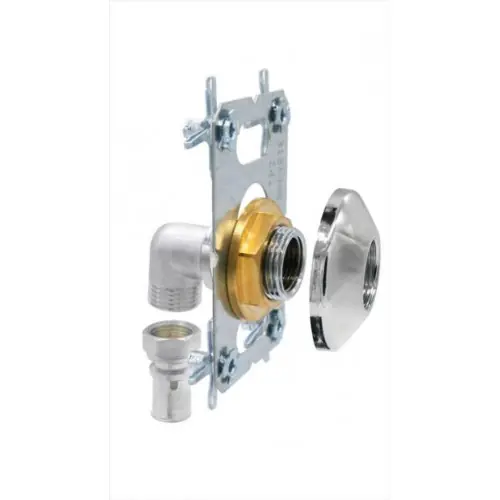 Satisfait Ou Remboursé Kit fixation robinetterie douche/bain à sertir laiton D.16 pour tube multicouche - QUICK PLOMBERIE