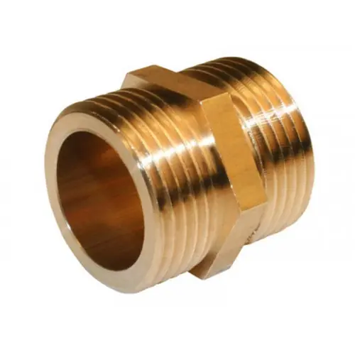Mamelon à visser laiton M 40 x 49 pour cuivre - QUICK PLOMBERIE Vente Directe