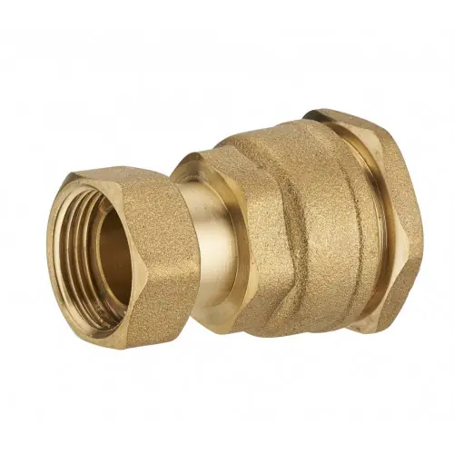 Prix Promo Manchon de raccordement à compression laiton F 20 x 27 pour tube en polyéthylène - QUICK PLOMBERIE