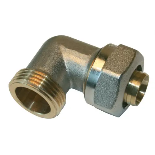 Pas Cher Raccord coudé 90° à compression laiton M 20 x 27 pour tube en multicouche – QUICK PLOMBERIE