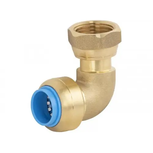 Petit Prix Raccord coude ecrou libre femelle 12 x 17 mm diam. 12 mm laiton - QUICK PLOMBERIE