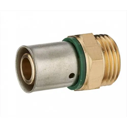 Raccord droit à sertir laiton M 12 x 17 pour tube en per – QUICK PLOMBERIE Pas Cher