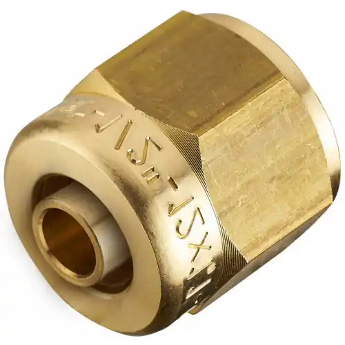 Nouveauté Raccord droit avec écrou libre à compression laiton F 12 x 17 pour tube en per – QUICK PLOMBERIE