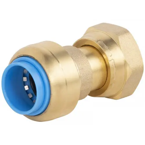 Seulement Aujourd'hui Raccord droit ecrou libre femelle 20 x 27 mm diam. 20 mm laiton - QUICK PLOMBERIE