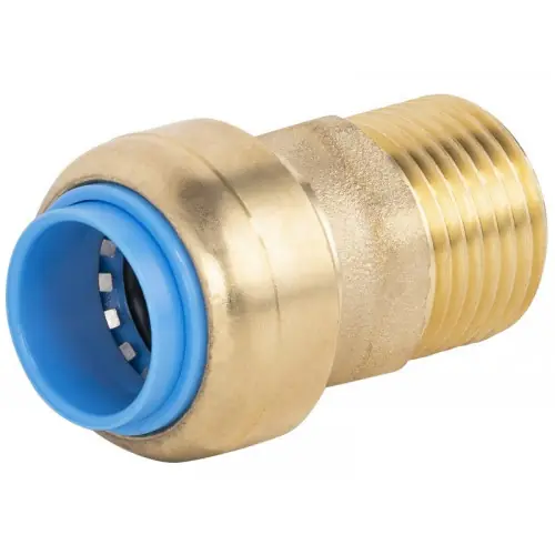 Remise Raccord droit male 20 x 27 mm diam. 16 mm laiton - QUICK PLOMBERIE