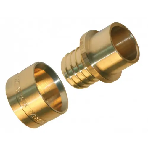 Raccord droit PER cuivre à glissement laiton D.14 pour tube en per - QUICK PLOMBERIE Acheter En Ligne