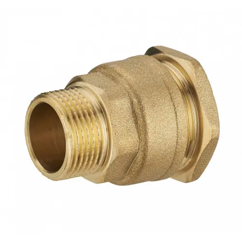 Raccord M1 à compression laiton D.32 pour tube en polyéthylène - QUICK PLOMBERIE Prix Choc