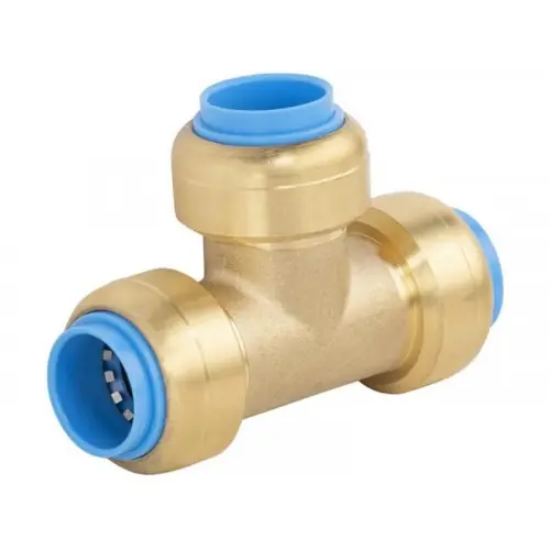 Raccord te egal diam. 20 mm laiton – QUICK PLOMBERIE Must-Have