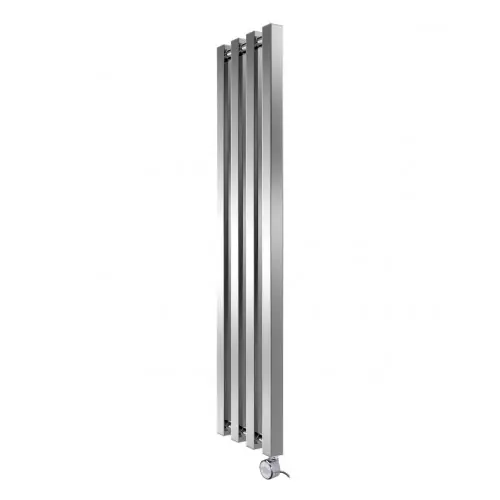 Remise Radiateur électrique mural - KOLONA SP35 chrome - 1000 x 245 mm - 4 tubes - 223 W - Radox