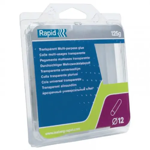 Colle multi-usage Ø 12 mm – 190 mm – 1 Kg transparente – RAPID Quantité Limitée