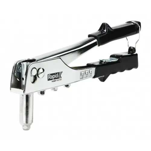 Pince à riveter RAPID HOBBY pour rivets aluminium Ø3,2 / 4,0 et 4,8mm. - RAPID Promotion Saisonnière