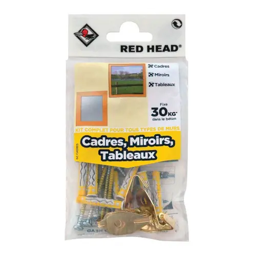 Lot de 8 mx gamme couleur RED HEAD, 5 x L.25 mm - Red head Quantité Limitée
