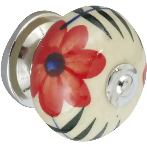 Commander Maintenant Bouton de meuble Boule multicouleur porcelaine H.38 x l.40 x P.40 mm – REI