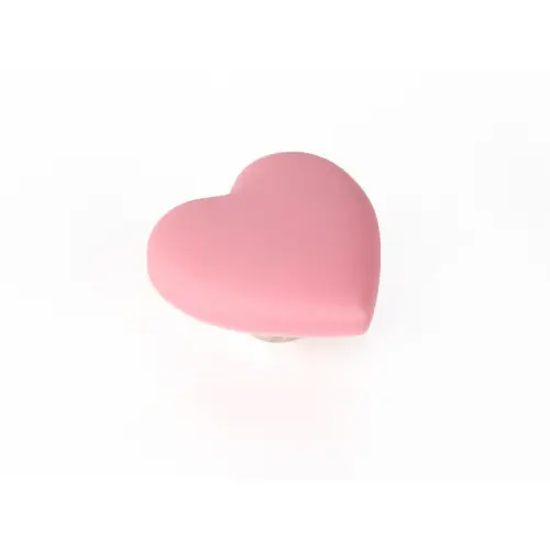 Vente Directe Bouton de meuble Coeur plastique mat H.25 x l.41 x P.41 mm – REI