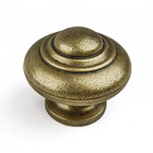Quantité Limitée Bouton de meuble Rond vieil or zamak H.26 x l.30 x P.30 mm – REI
