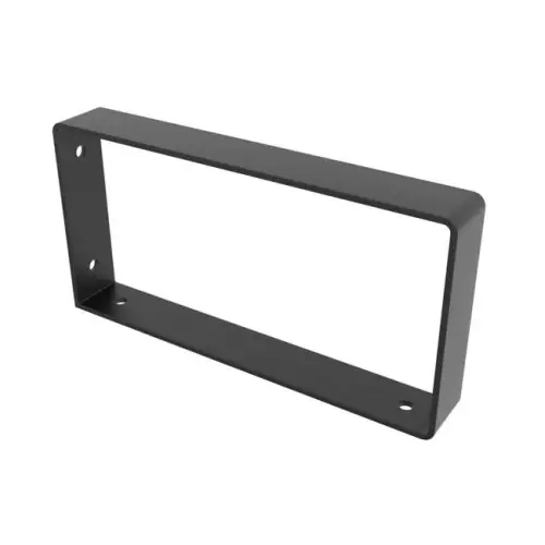 Promotion Saisonnière Equerre Style industriel en acier mat noir, H.10.6 x P.21 cm - REI