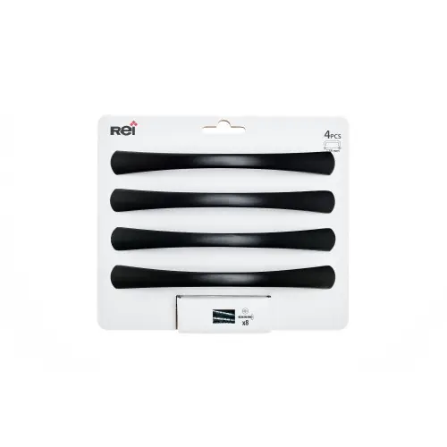 Lot de 4 poignées de meuble entraxe 128 mm aluminium tropicalisé – REI Vente Flash