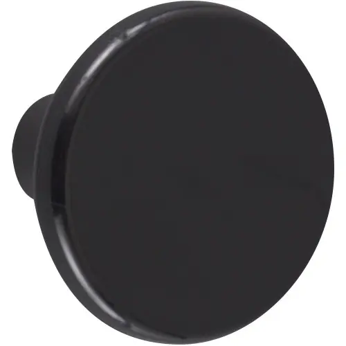 Lot de 6 boutons de meuble Rond noir plastique H.27 x l.33 x P.33 mm – REI Satisfait Ou Remboursé