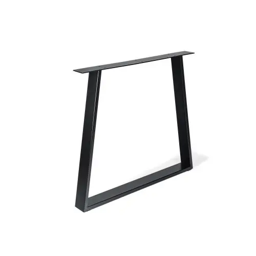 Pied meuble design REI fixe métal brut noir – REI Promotion Saisonnière