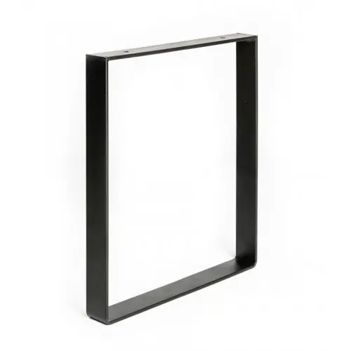 Achetez Aujourd&rsquo;hui Pied pour meubles, tables et bars rectangle à visser acier mat noir, 38,5 cm – REI