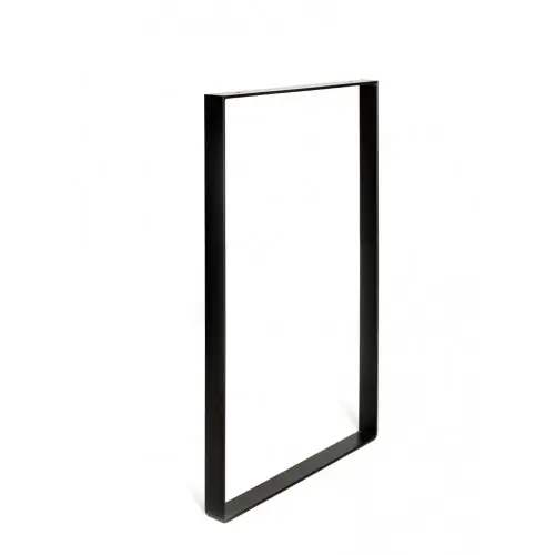Achat Immédiat Pied pour meubles, tables et bars rectangle REI à visser acier mat noir – REI
