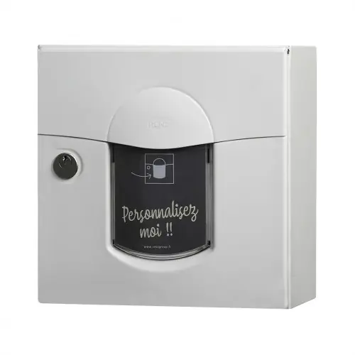 Offre Exclusive Boîte aux lettres compact 1 porte extérieur - Soléa - acier blanc mat - RENZ