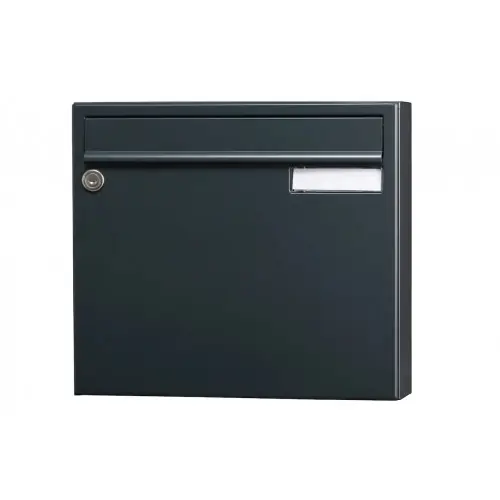 Prix Promo Boîte aux lettres non normalisée 1 porte extérieur – Saphir – acier anthracite – RENZ