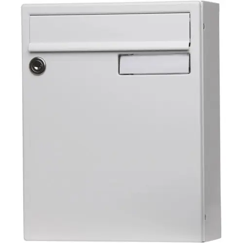 Boîte aux lettres non normalisée 1 porte extérieur - Saphir - acier blanc - RENZ Promotion Saisonnière