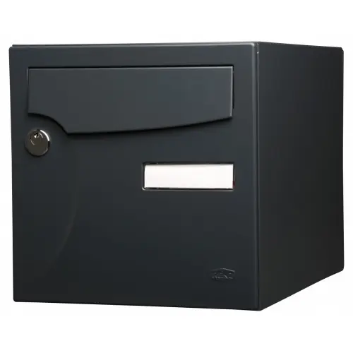 Livraison Express Boîte aux lettres normalisée 1 porte extérieur RENZ acier anthracite mat - RENZ