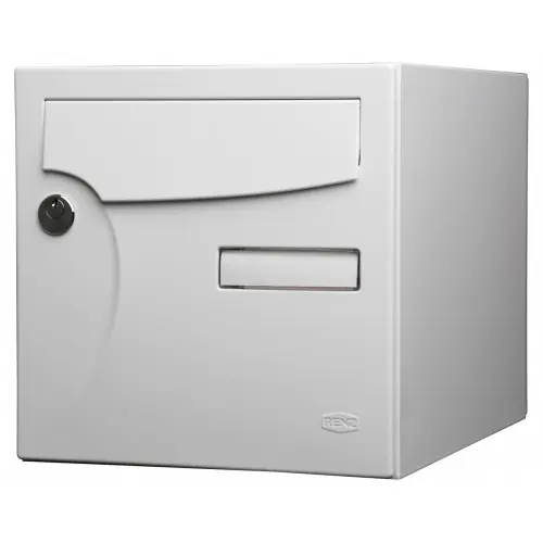 Bon Plan Boîte aux lettres normalisée 1 porte extérieur RENZ acier blanc brillant - RENZ
