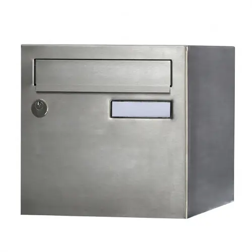 Boîte aux lettres normalisée 1 porte extérieur - Rivage - inox - RENZ Vente Directe