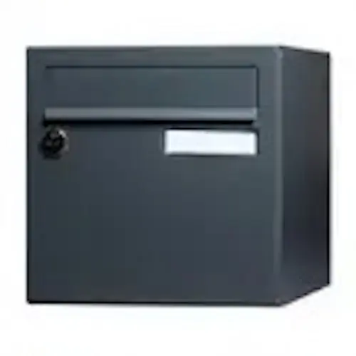 Quantité Limitée Boîte aux lettres normalisée – 2 portes – Essentiel – acier gris brillant – RENZ