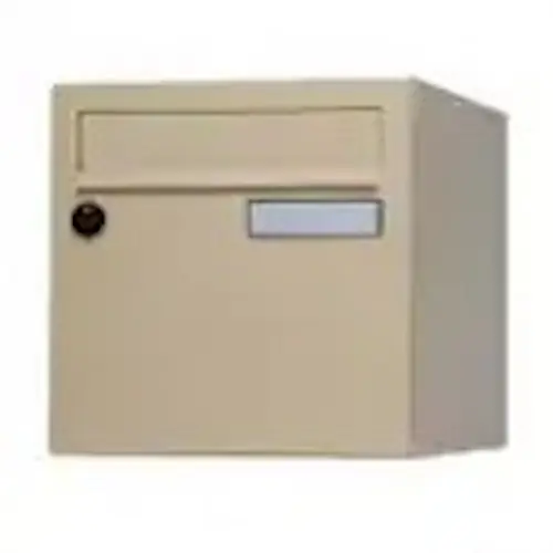 Promotion Boîte aux lettres normalisée – 2 portes – Essentiel – acier ivoire brillant – RENZ