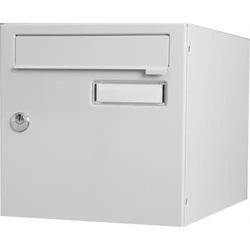 Promotion Saisonnière Boîte aux lettres normalisée 2 portes extérieur RENZ acier gris brillant – RENZ