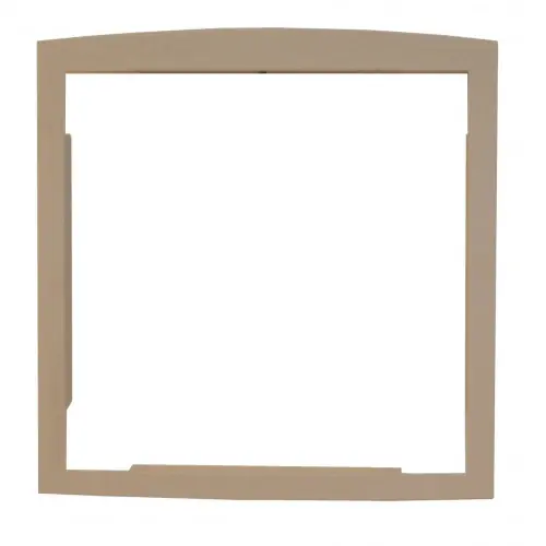 Remise Cadre d‘encastrement boîte aux lettres – H.33.6 x l.32.6 x P.3.5 cm – ton pier – RENZ
