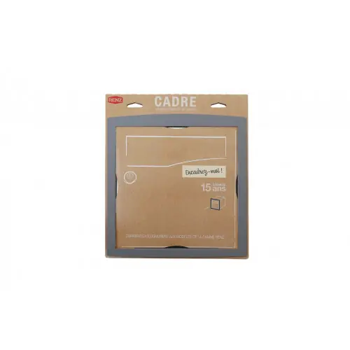 Kit de fixation - H.34 x l.32 x P.4 cm - gris - RENZ Promotion Saisonnière