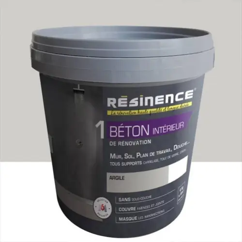 Jusqu&rsquo;à Épuisement Des Stocks Enduit Béton RESINENCE, Argile 4kg – RESINENCE