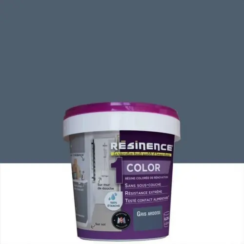 Réduction Résine colorée Color RESINENCE, Gris ardoise, 0.25 l - RESINENCE