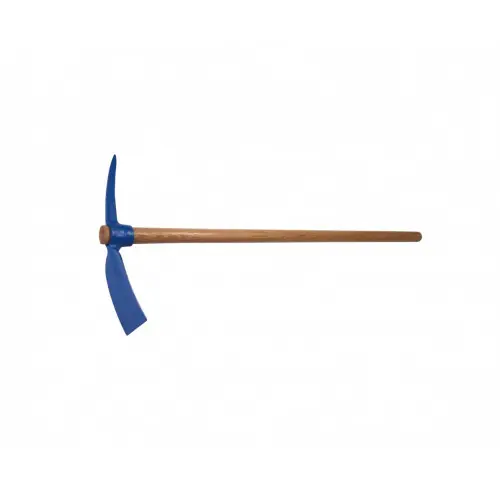 Pioche canton acier forgé REVEX, manche bois L.100 cm – REVEX Pas Cher