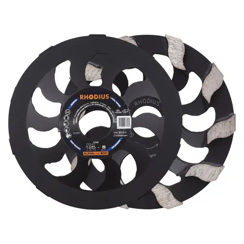 Disque de tronconnage diamant – ALPHALINE – DS41 – 125 X 5,0 X 7,0 X 22,23mm – Rhodius Réduction