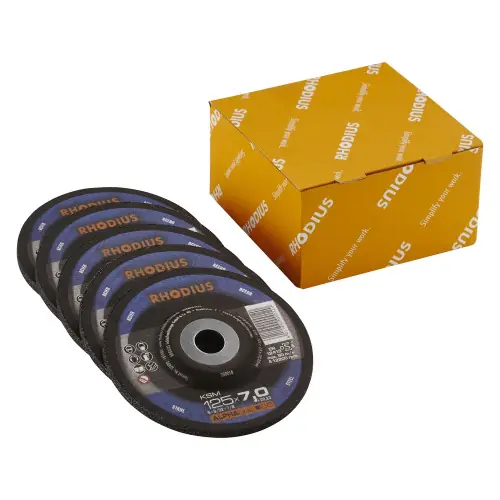 Achat Immédiat Pack de 5 – disques à lamelles – ALPHALINE – LSZF3 PACK – 125 X 22,23mm – Grains 40 – Rhodius
