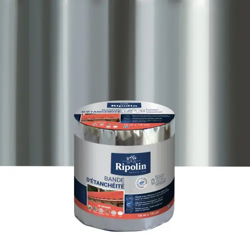 Dernier Modèle Bande d‘étanchéité Adhésive ripolin, 10 m x 10 cm, aluminium – RIPOLIN