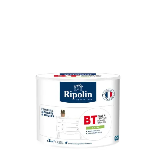 Must-Have Peinture meuble et objet, RIPOLIN, base bt 0.25l - RIPOLIN