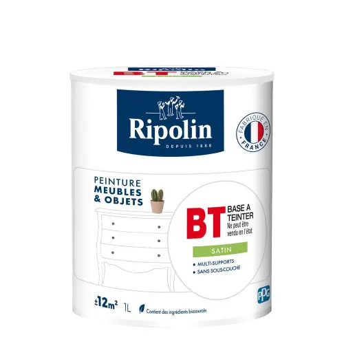 Achetez Aujourd&rsquo;hui Peinture meuble et objet, RIPOLIN, base bt 1l – RIPOLIN