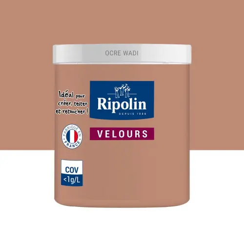 Paiement Sécurisé Testeur peinture ocre wadi velours Interieur RIPOLIN 75 ml - RIPOLIN