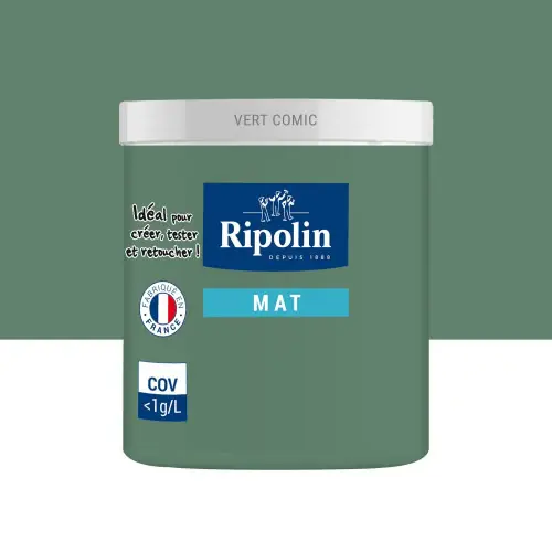 Testeur peinture vert comic mat Interieur RIPOLIN 75 ml - RIPOLIN Acheter En Ligne
