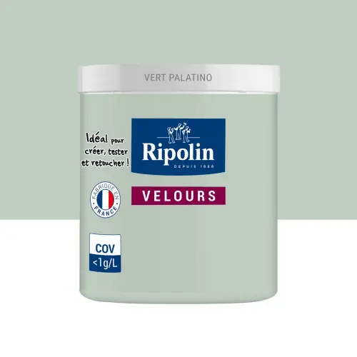 Soldes Testeur peinture vert palatino velours Interieur RIPOLIN 75 ml - RIPOLIN