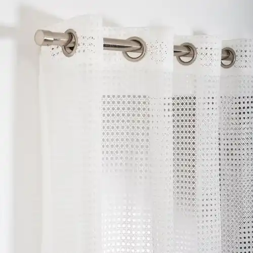 Affaire À Saisir Voilage tamisant, Waska blanc l.140 x H.240 cm – ROCLE